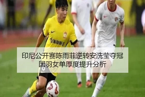 印尼公开赛陈雨菲逆转安洗莹夺冠 国羽女单厚度提升分析